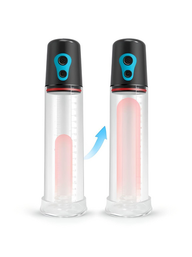 MAN Electric Penis Pump Extender - Dual electric penis pumps side by side, highlighting their sophisticated design and functionality, perfect for achieving maximum pleasure and enlargement.